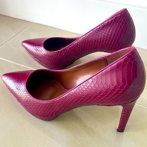 Cole Haan Idala Pump Red Snake Print